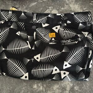 Loudmouth Black Fishbone Golf Shorts Men 32